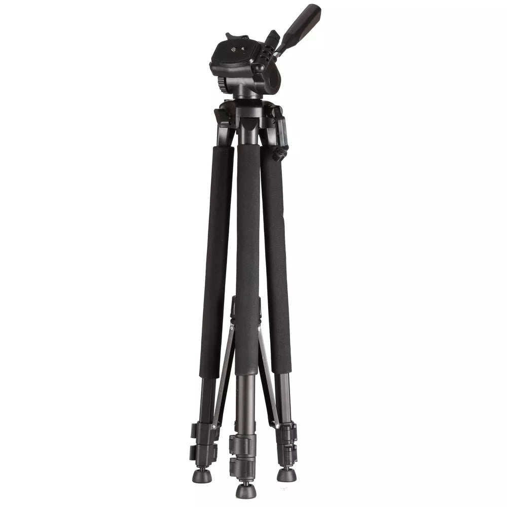 Heavy‑Duty 3‑Way Panhead Camera Tripod