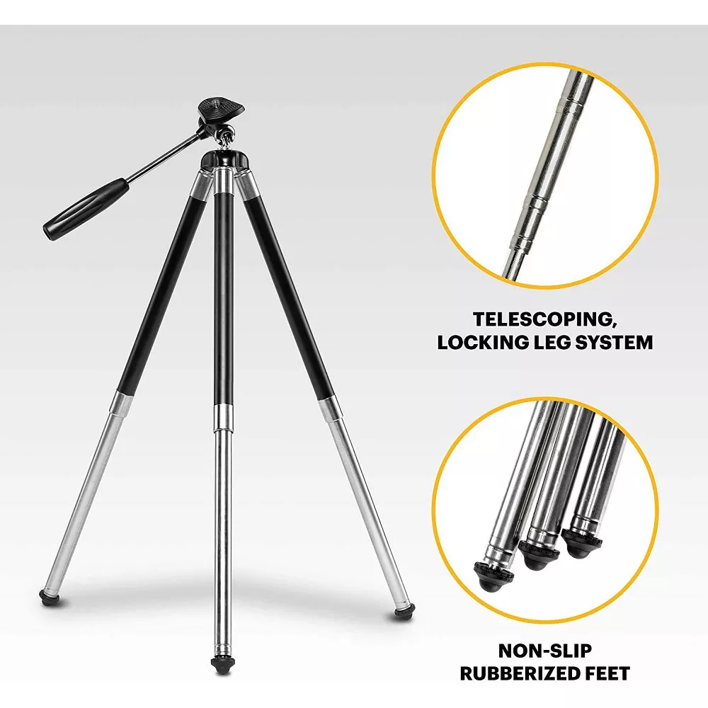 Adjustable Travel Camera Tripod with Bluetooth Remote