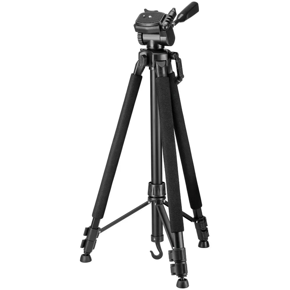 Heavy‑Duty 3‑Way Panhead Camera Tripod